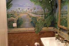 Mural bathroom